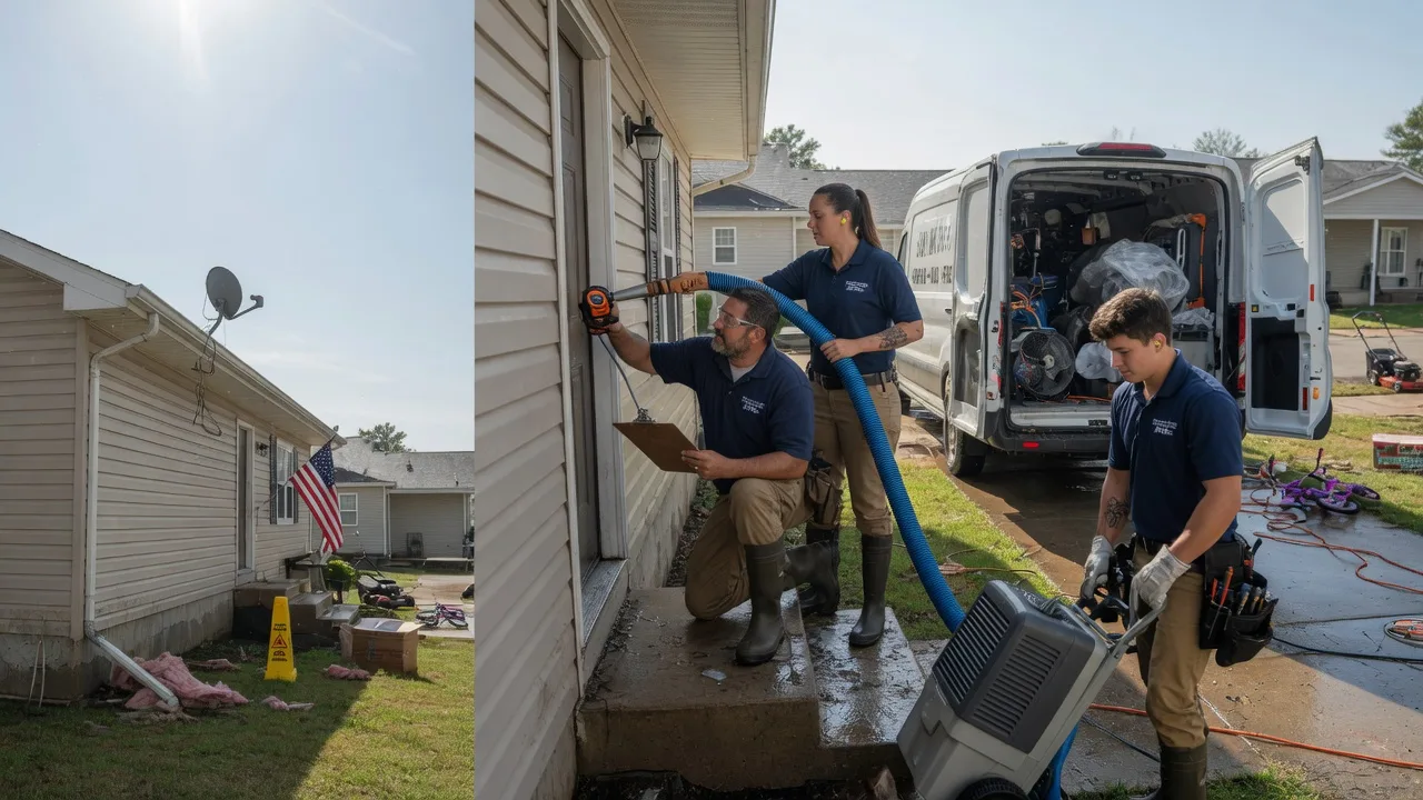 Ceiling Water Damage Restoration in Oxford, KS near me